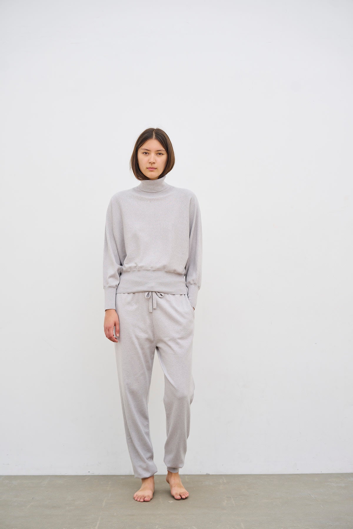 care-by-me-chloe-pants-hose-light-grey-kaschmir image 1