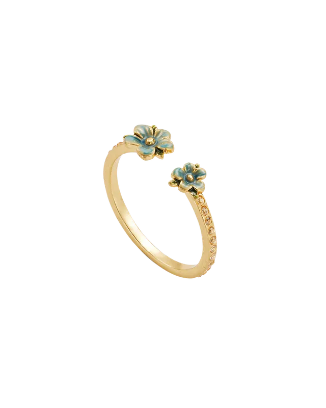 fable-england-forget-me-not-flora-ring-gold-vergissmeinnicht image 1