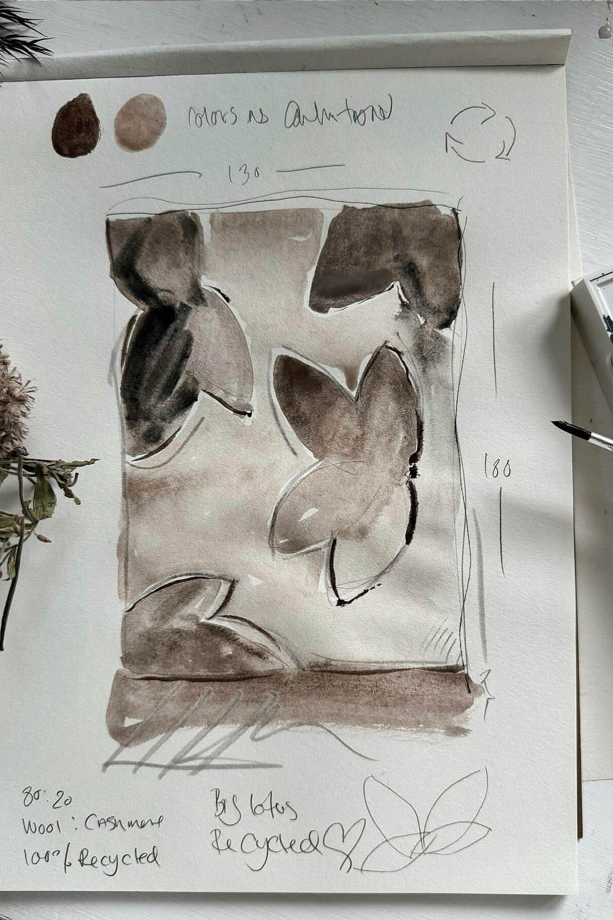 care-by-me-interior-big-lotus-throw-wolldecke-braun-130x180 image 8