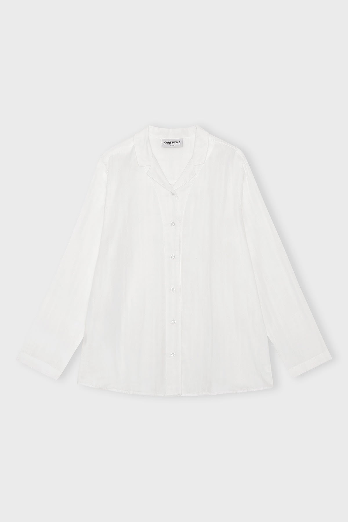 care-by-me-vivienne-shirt-bluse-hellgrau-bio-baumwolle image 3