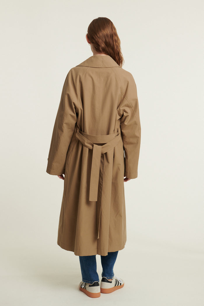 basic-apparel-gise-raglan-coat-mantel-sepia-tint-baumwolle image 5