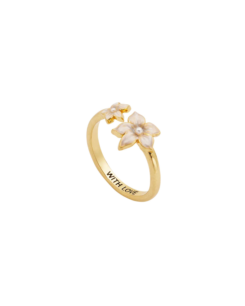 fable-england-gold-jasmine-pearl-ring-blume-perle image 1