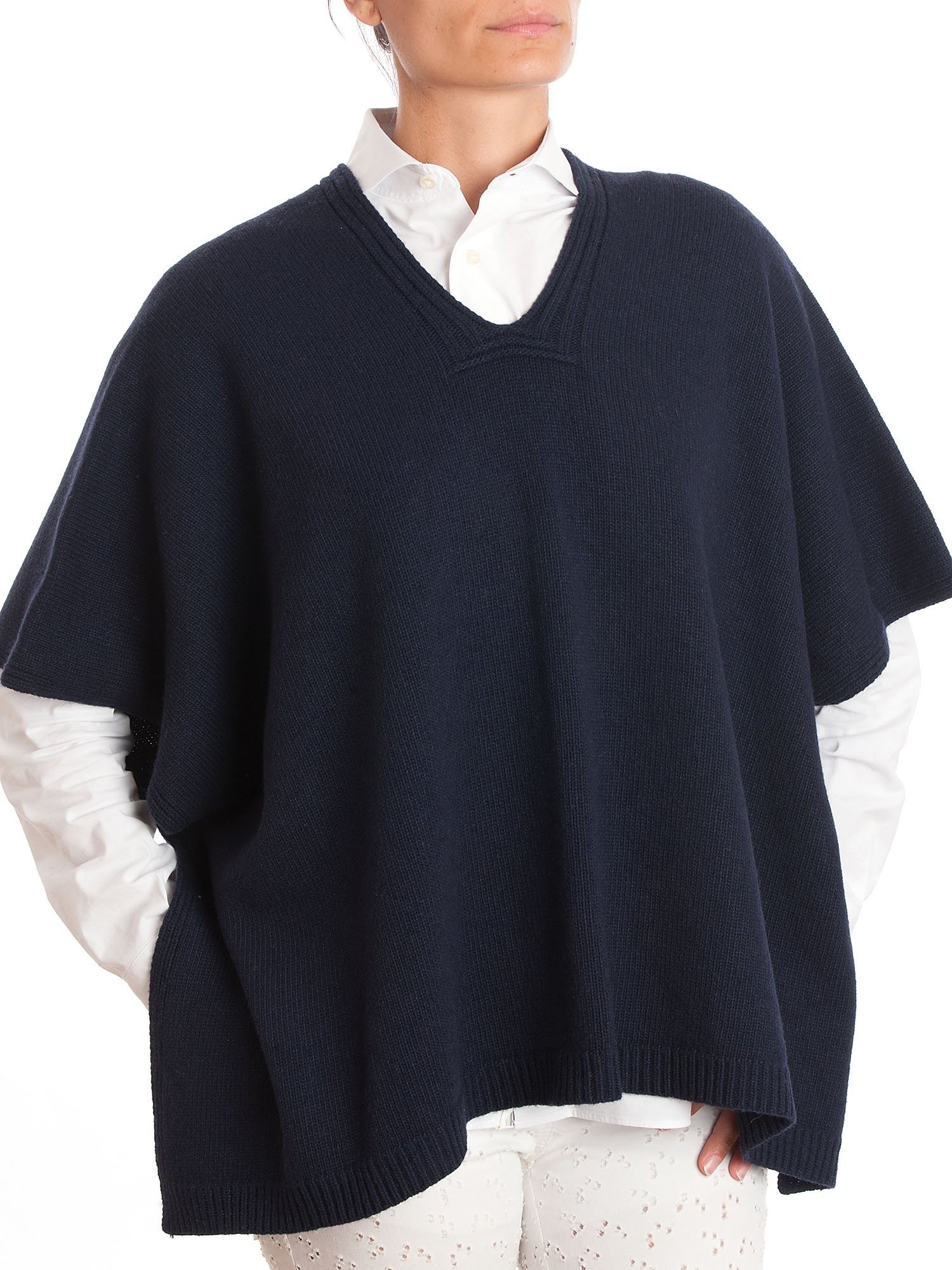 dalle-piane-cashmere-poncho-zwei-kn-pfe-damen-grau image 5
