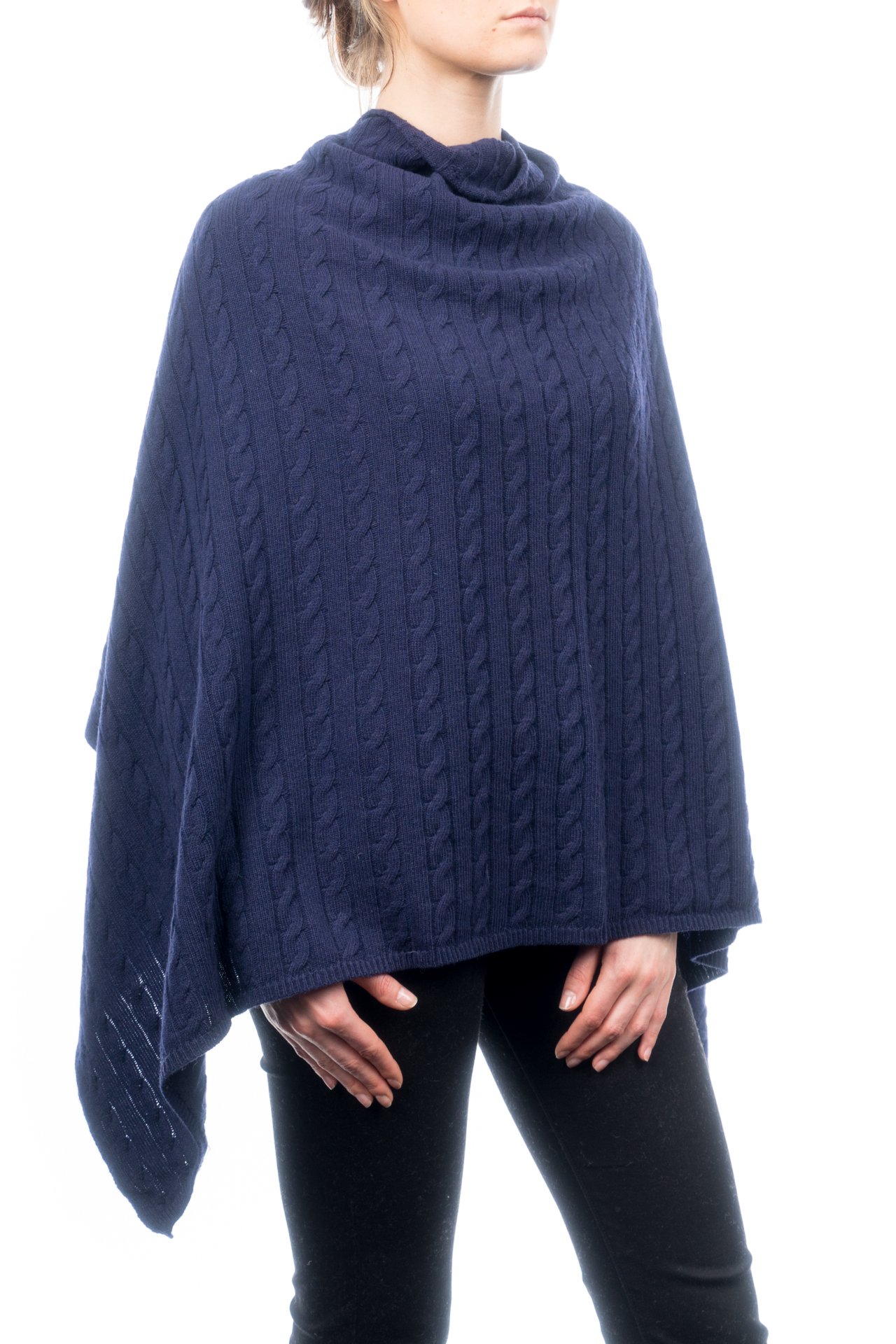 dalle-piane-cashmere-poncho-gr-n-zopfmuster-kaschmir-mix image 3