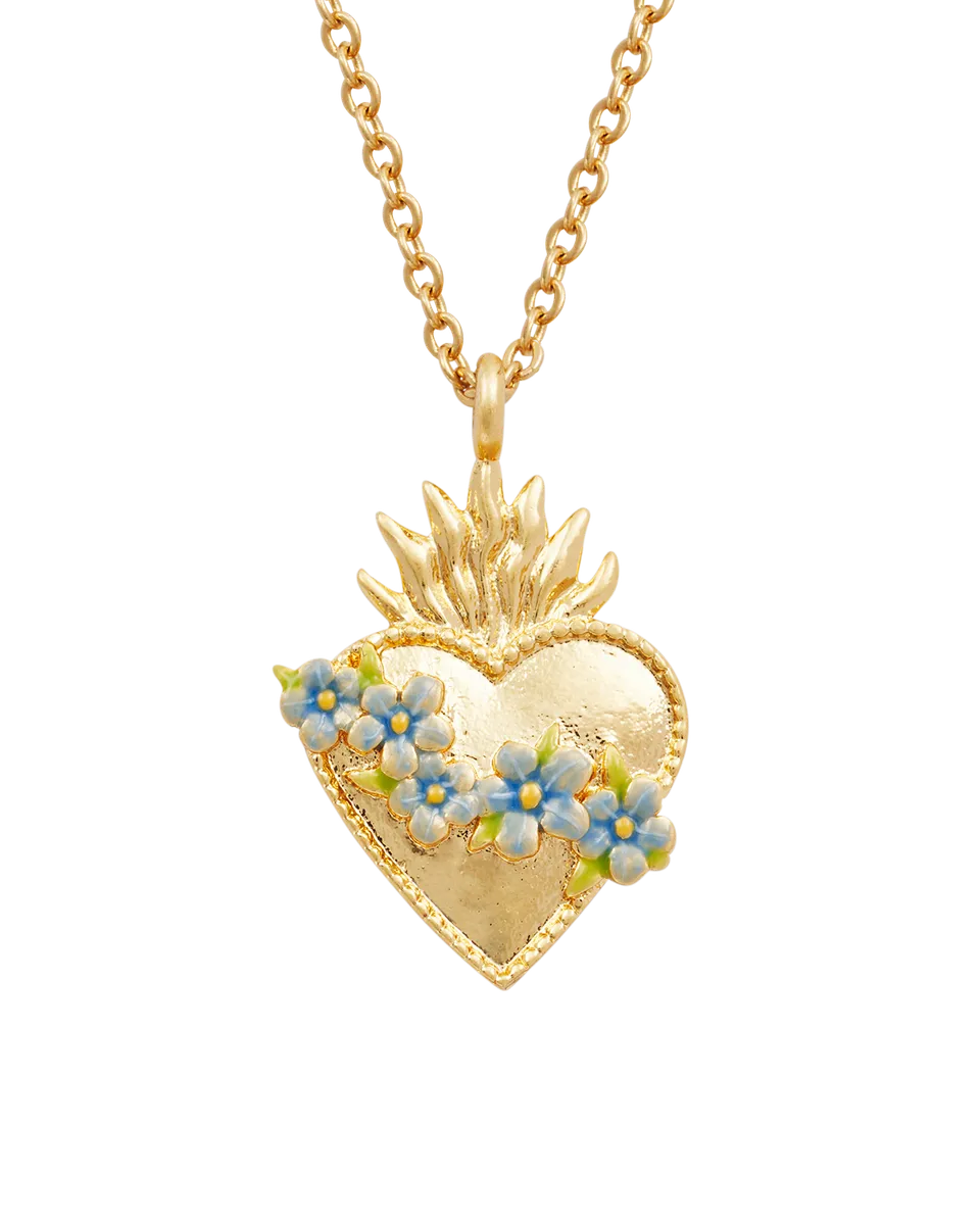 fable-england-jewellery-halskette-sacred-heart-gold image 1