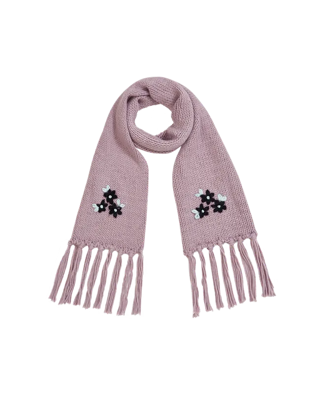 fable-england-forget-me-not-strickschal-lila-blumen image 1