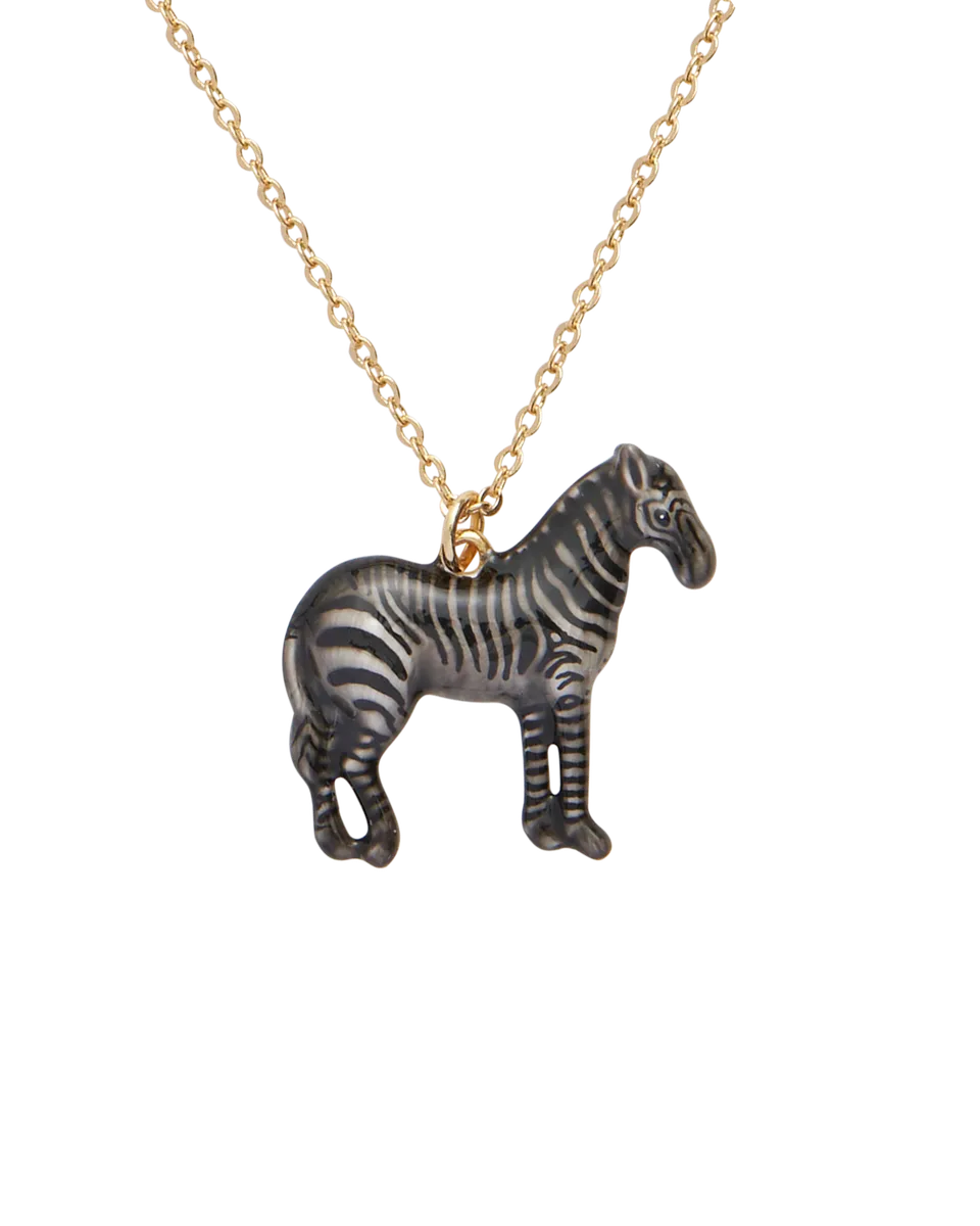 fable-england-zebra-halskette-emaille-anh-nger image 1