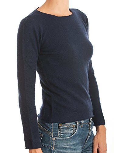 dalle-piane-cashmere-sweater-pullover-damen-blau-100-kaschmir image 5