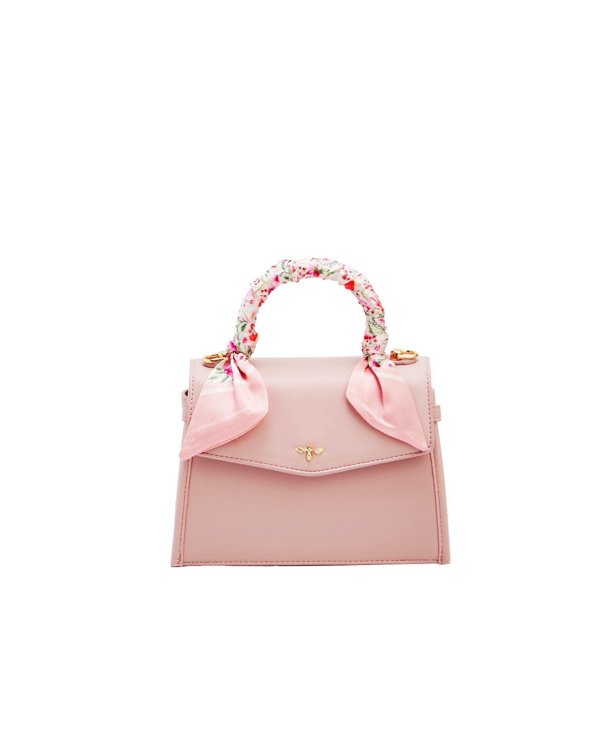 fable-england-structured-tote-tasche-rosa-klein-biene image 3