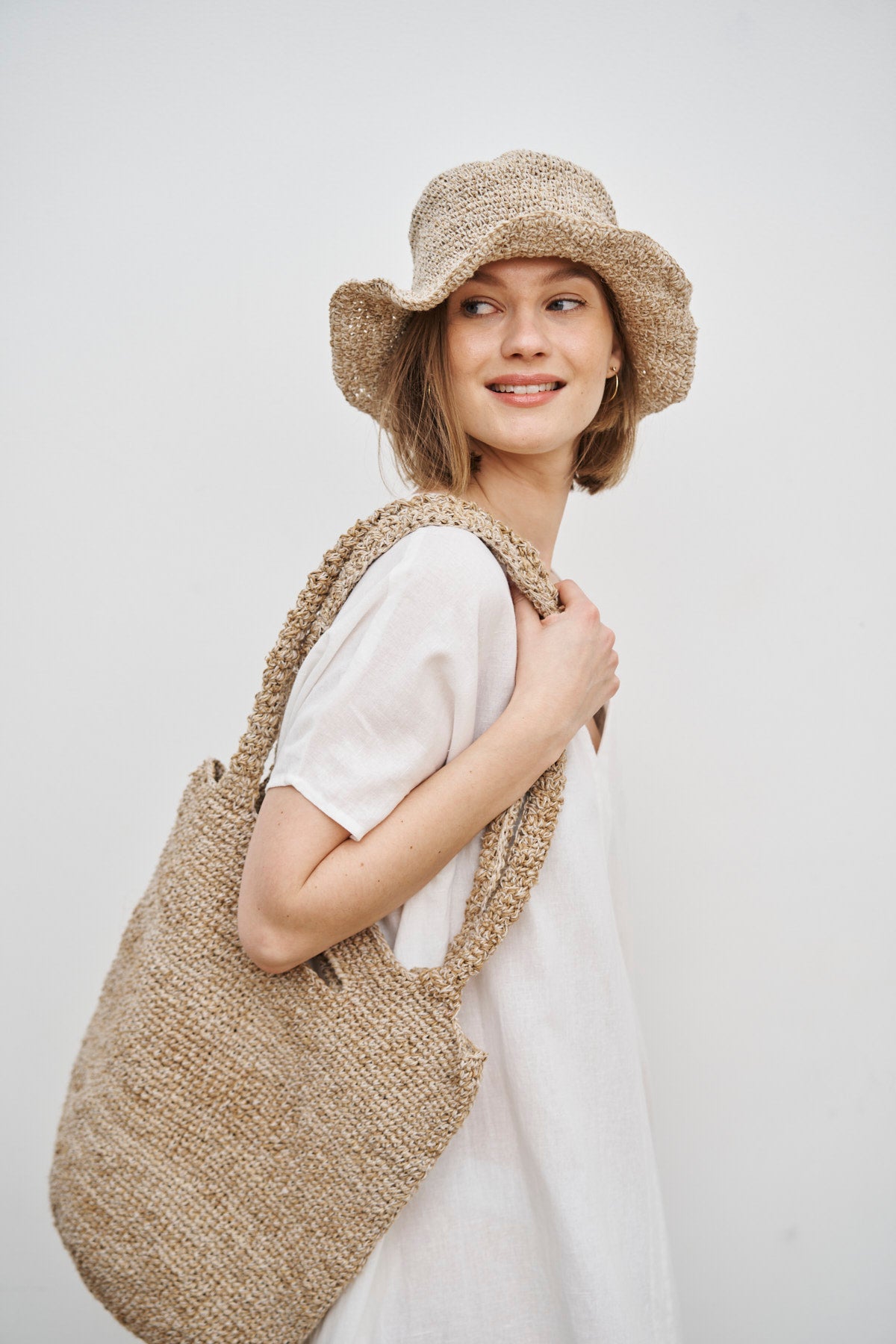 care-by-me-beach-bag-strandtasche-nature-45x35 image 2