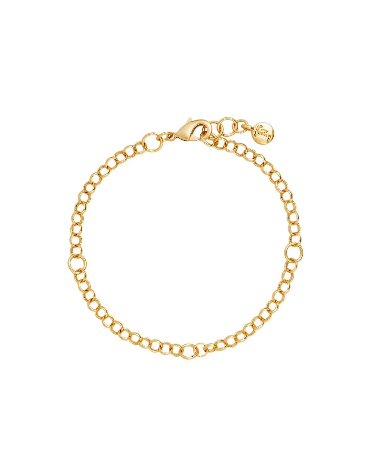 fable-england-jewellery-gold-lucky-clover-pearl-charm-bracelet-armband-gold image 4
