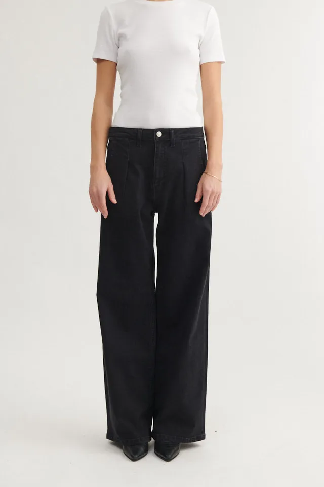 basic-apparel-jen-ba536-12-jeans-black-weites-bein image 1