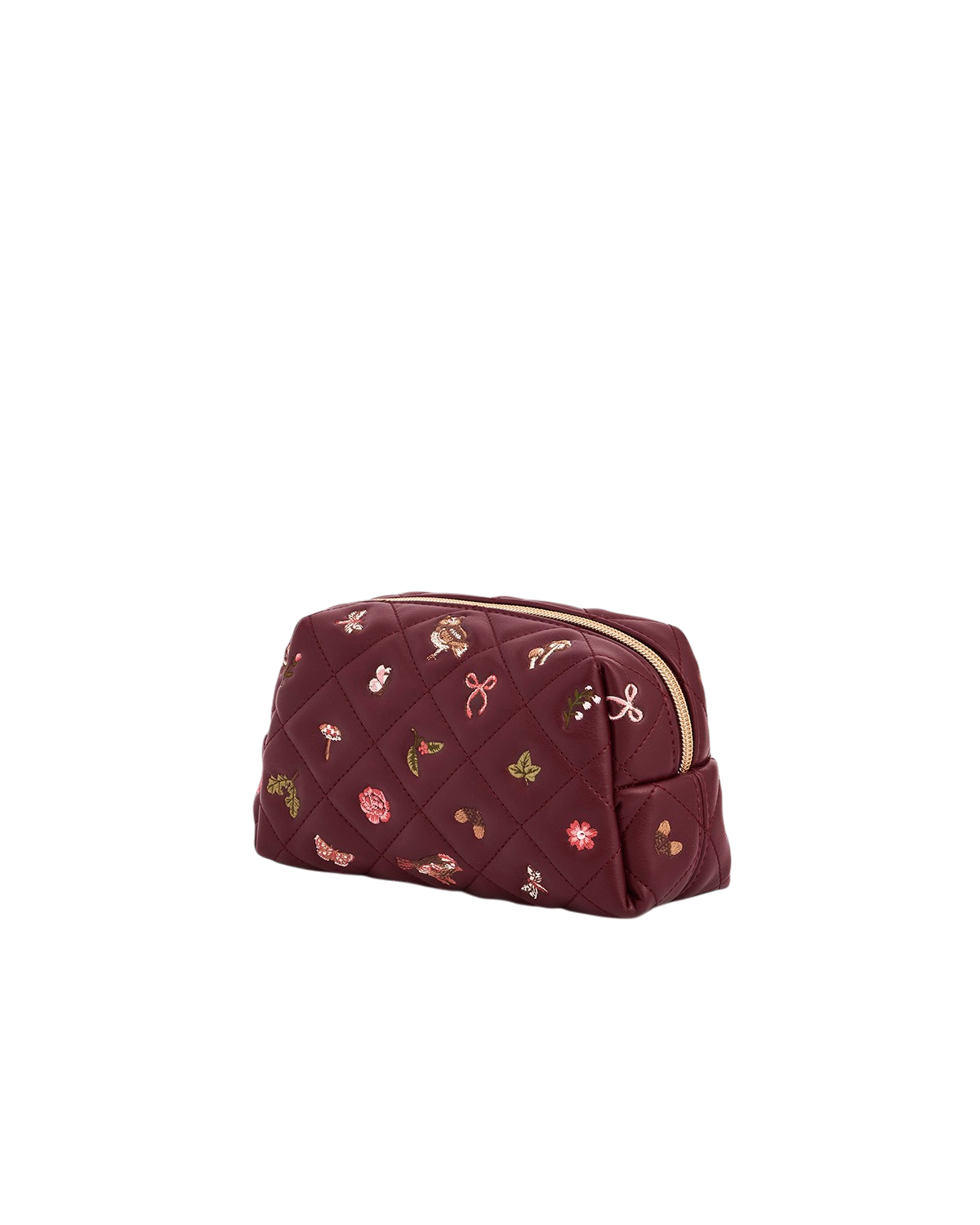 fable-england-medium-pouch-beutel-burgundy-bestickt-gesteppt image 4