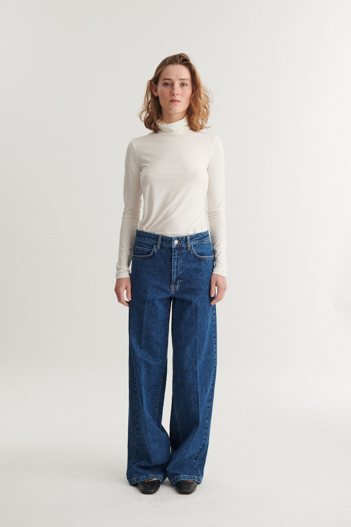 basic-apparel-joline-shirt-off-white-tencel-slim-fit image 4
