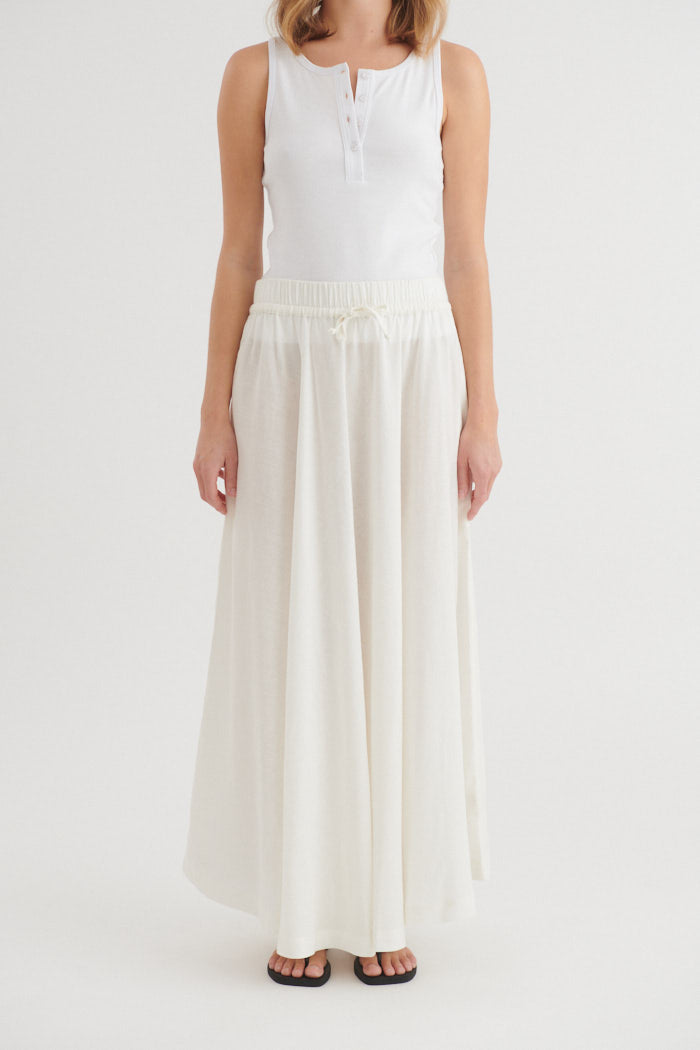basic-apparel-carina-skirt-rock-bright-white-leinen image 1
