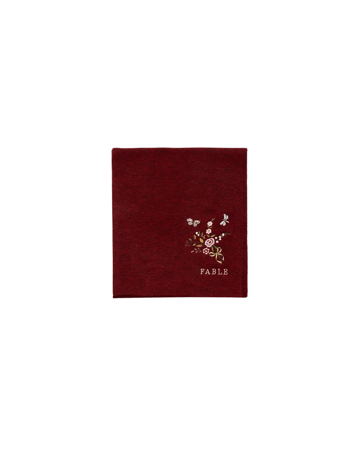 fable-england-eve-floral-strickschal-rot-meliert-wolle image 3