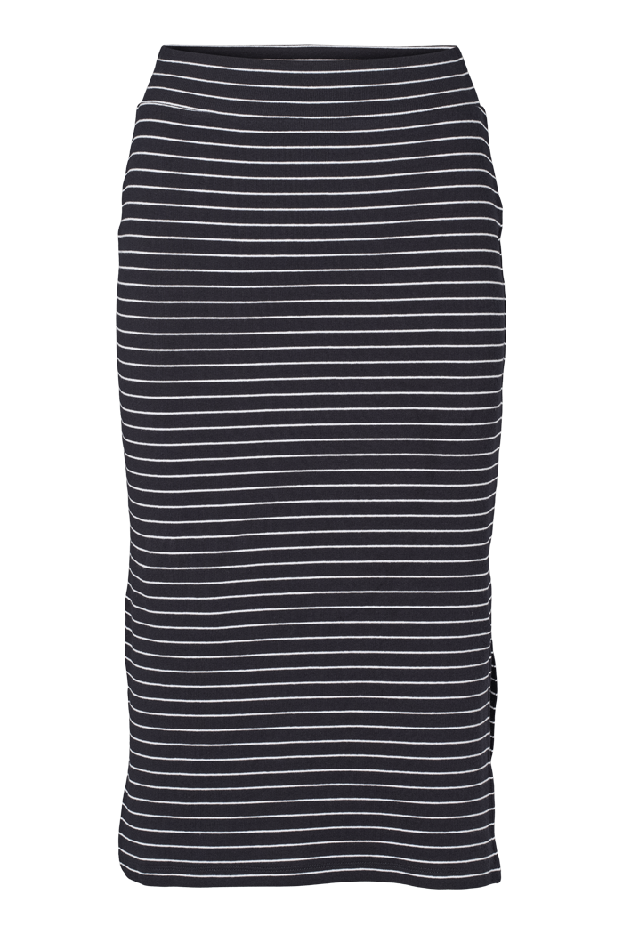 basic-apparel-ludmilla-long-skirt-rock-schwarz-bio-baumwolle image 1