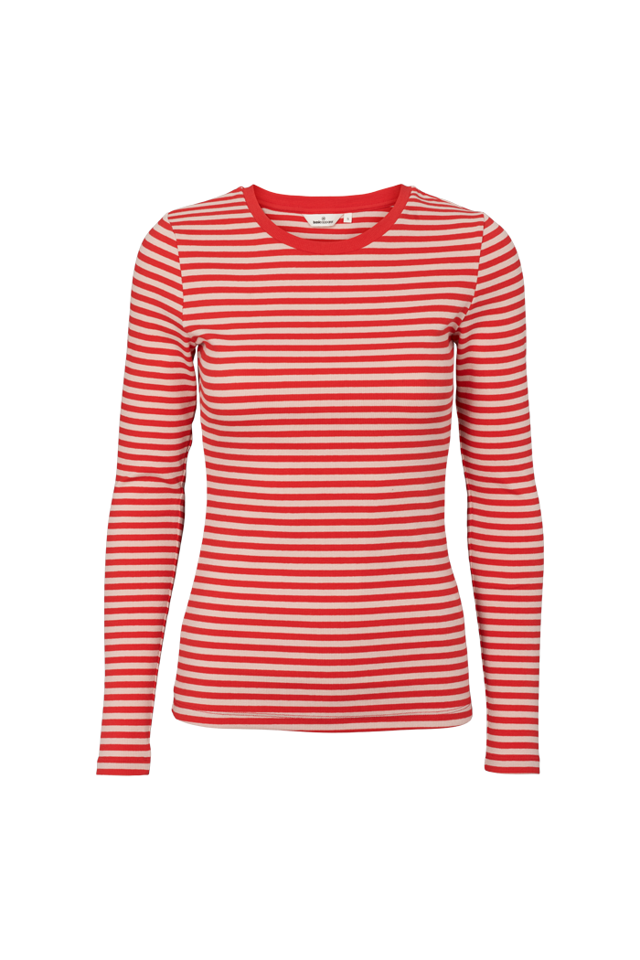 basic-apparel-ludmilla-ls-tee-high-risk-red-bio-shirt image 1