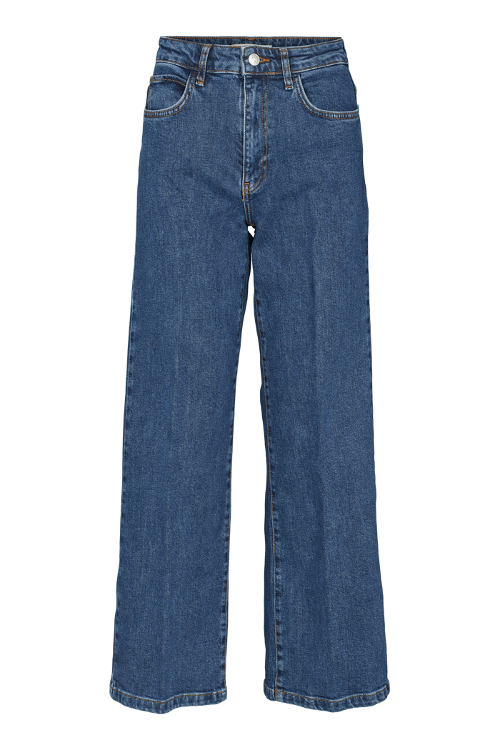 basic-apparel-enya-jeans-mid-blue-bio-wide-leg-damen image 6