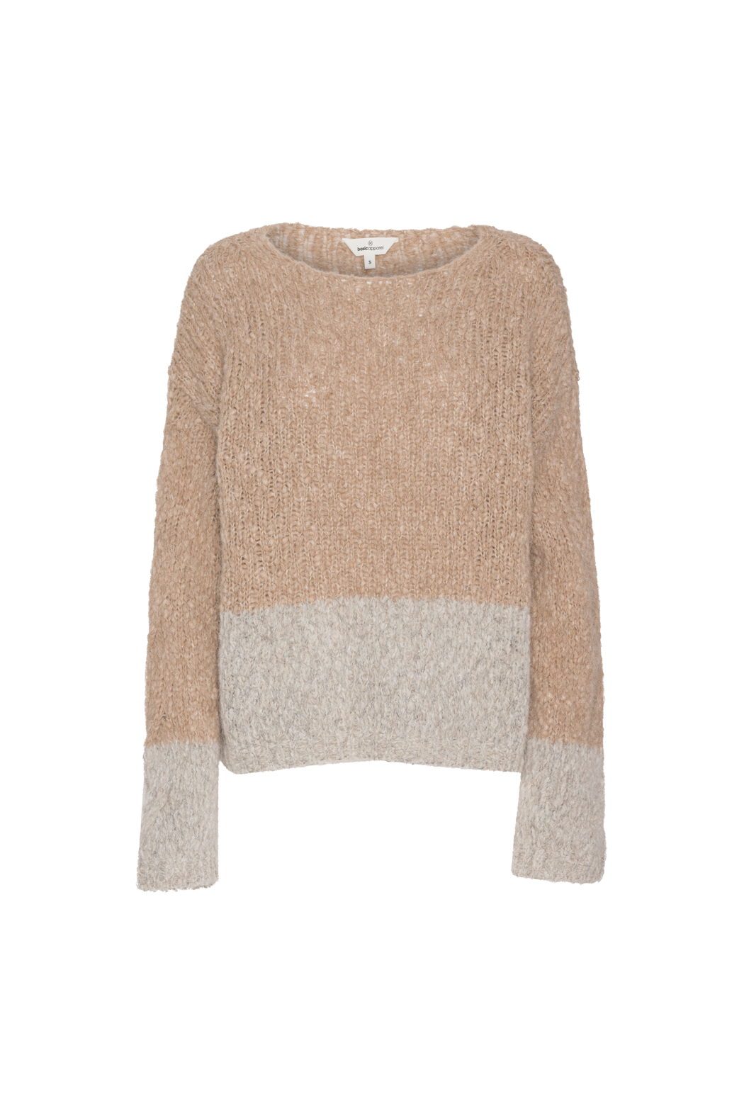 basic-apparel-pelucia-cable-stripe-pullover-caroline-rose-alpaka image 1