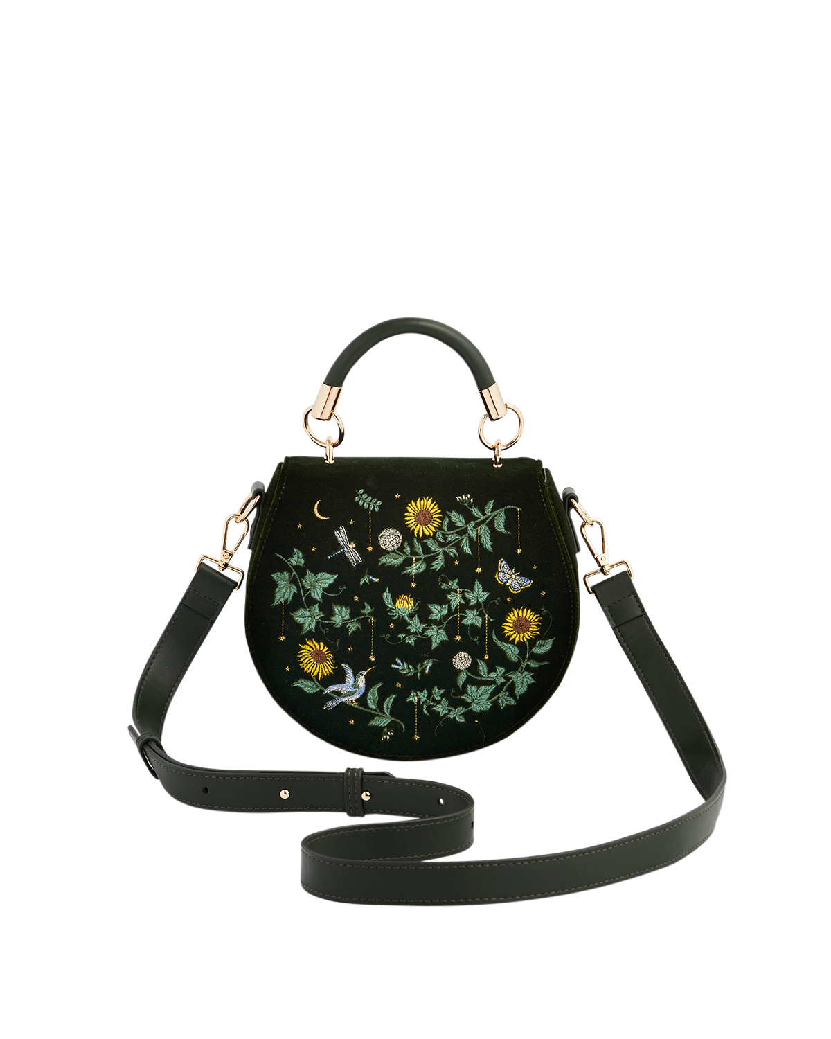 fable-england-charlotte-sunflower-henkeltasche-samt-gr-n image 3
