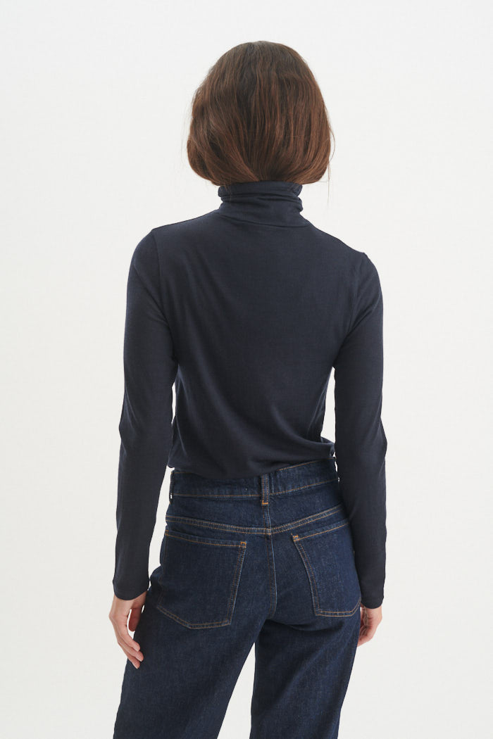 basic-apparel-rinja-t-neck-langarmshirt-sky-captain-wolle image 3