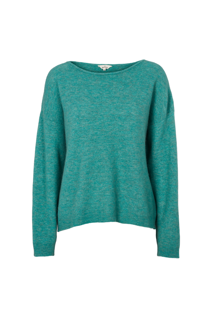 basic-apparel-claudine-scoop-neck-pullover-frosty-spruce-wolle image 1