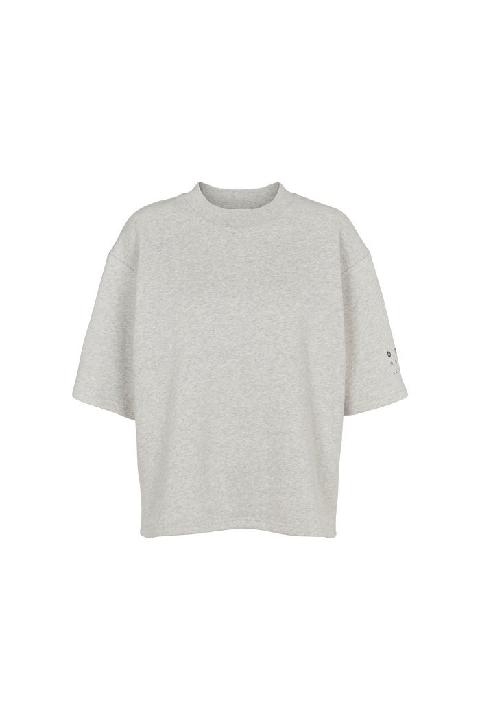 basic-apparel-cinna-t-shirt-grey-mel-bio-baumwolle image 1