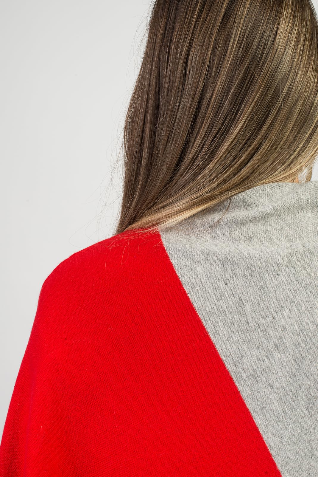 dalle-piane-poncho-bicolor-kaschmir-poncho-rot-100 image 5
