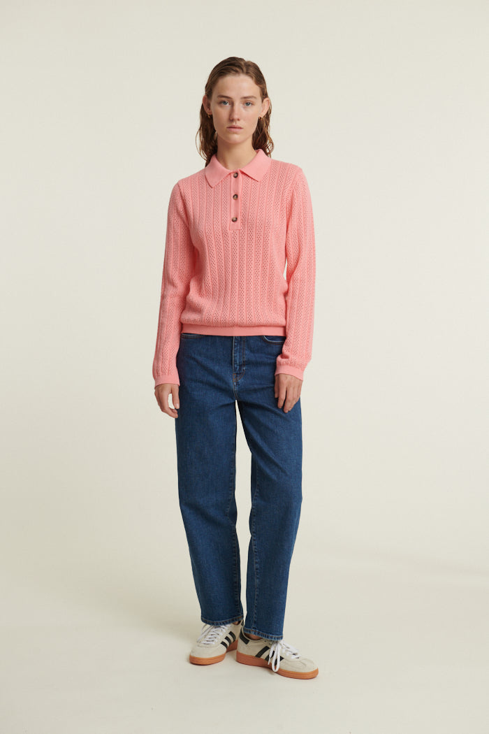 basic-apparel-tricia-ba274-07-polopullover-conch-shell-bio image 4