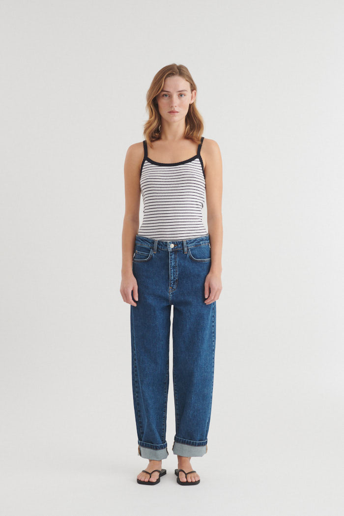 basic-apparel-arense-striped-strap-top-bright-white-bio image 5