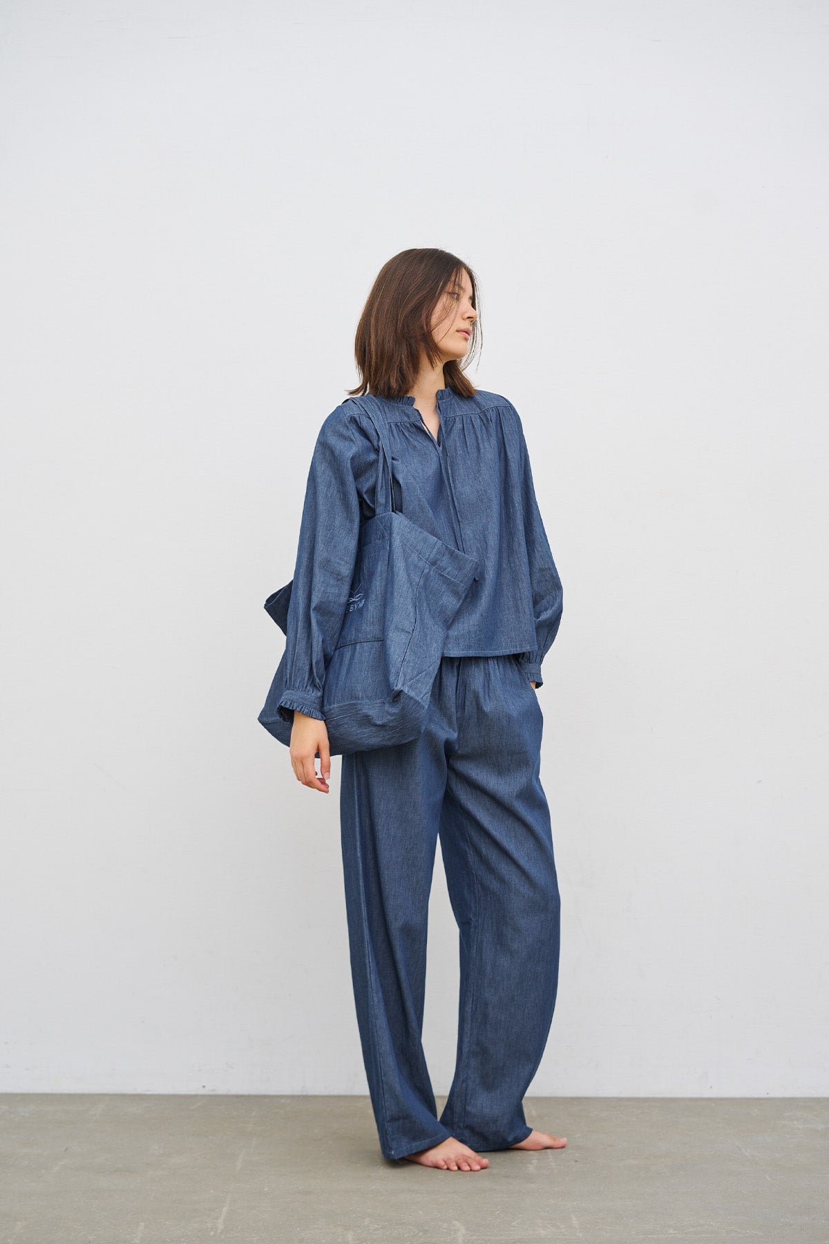 care-by-me-joy-casual-hose-denim-dunkelblau-bio-baumwolle image 6