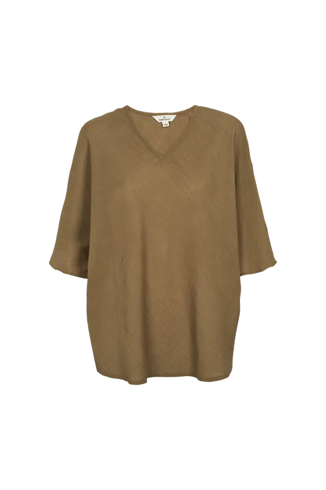 basic-apparel-simone-batwing-top-oliv-bio-baumwolle image 1