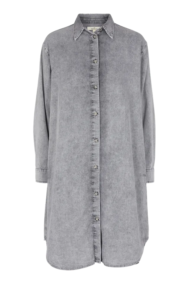 basic-apparel-bluebell-shirt-dress-grey-hemdkleid image 1