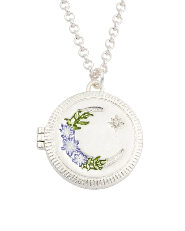 fable-england-nightshade-moon-locket-halskette-silber-medaillon image 1
