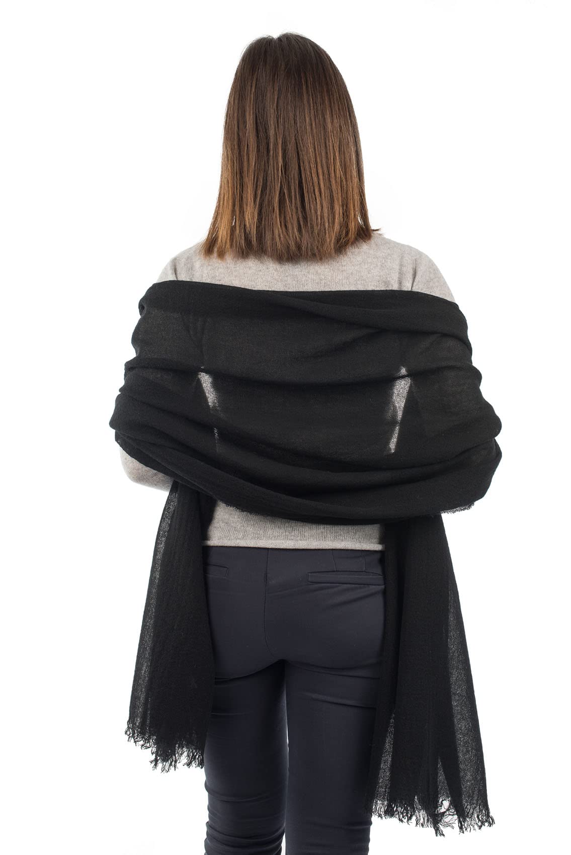 dalle-piane-cashmere-pashmina-100-kaschmir-schwarz image 6