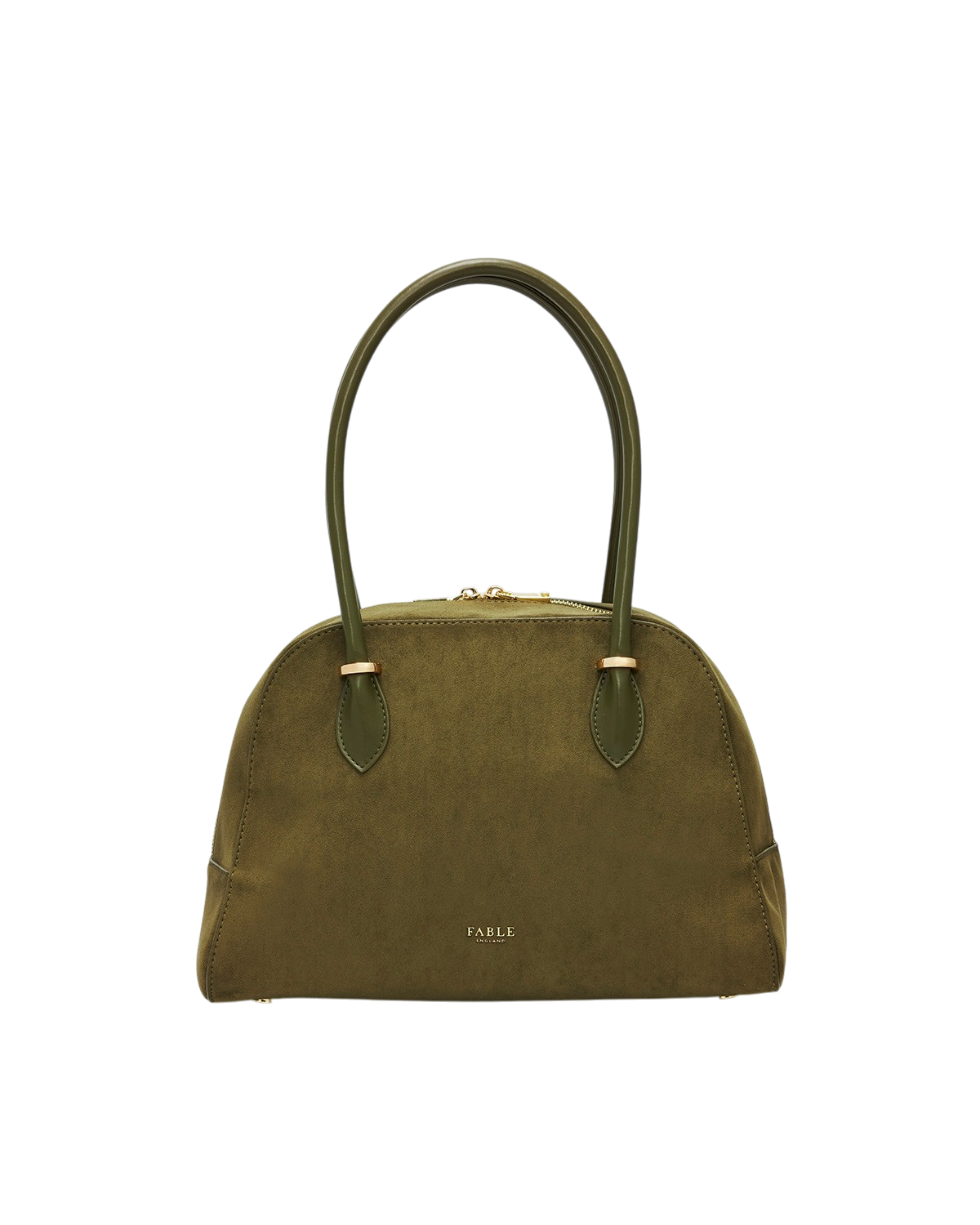 fable-england-amelia-faux-suede-schultertasche-khaki image 7