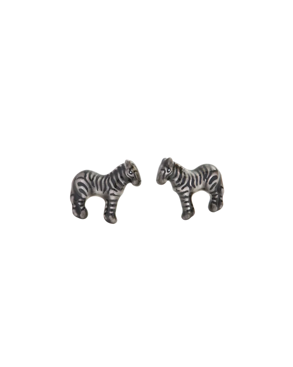 fable-england-jewellery-zebra-ohrstecker-emaille-handbemalt image 1