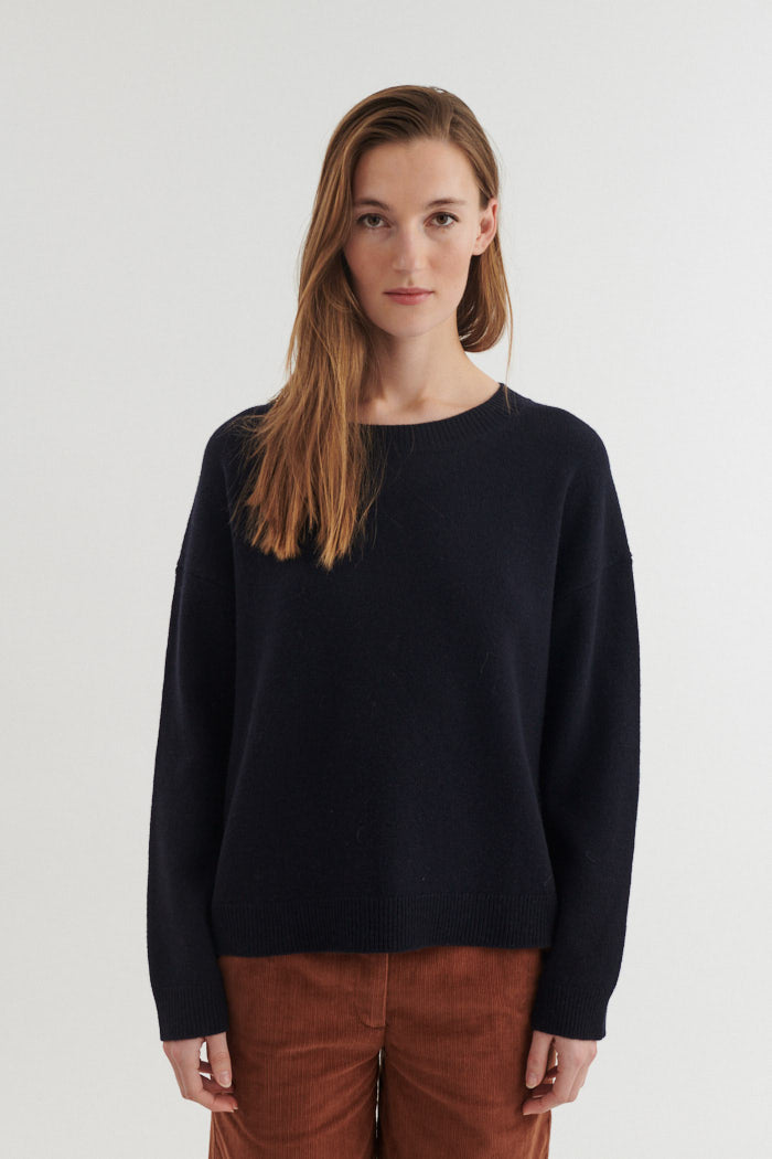 basic-apparel-liz-o-neck-pullover-navy-merinowolle image 1