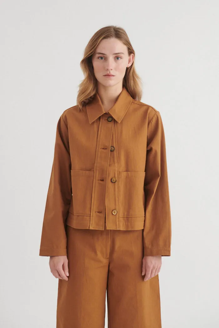 basic-apparel-lilla-jacket-jacke-nuthatch-bio-baumwolle-oversized image 1