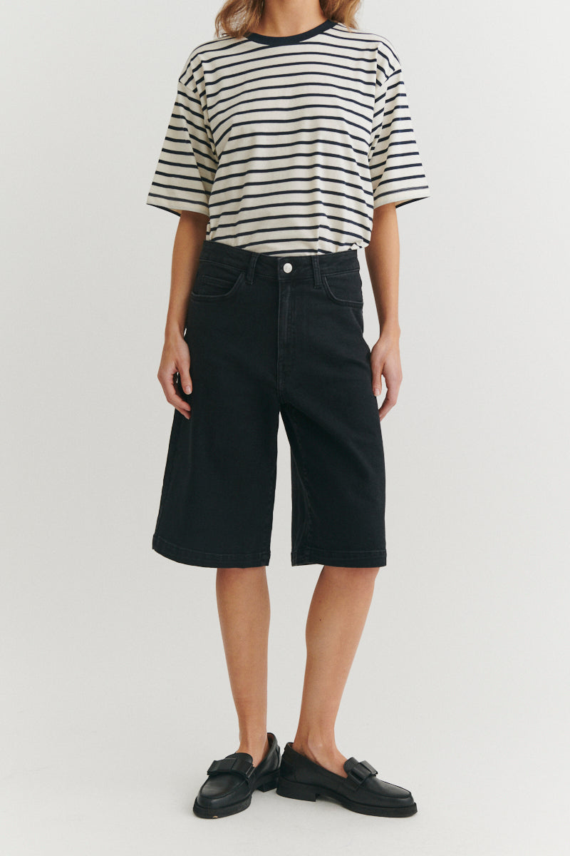 basic-apparel-ea-black-shorts-denimshorts-schwarz-bio-baumwolle image 1