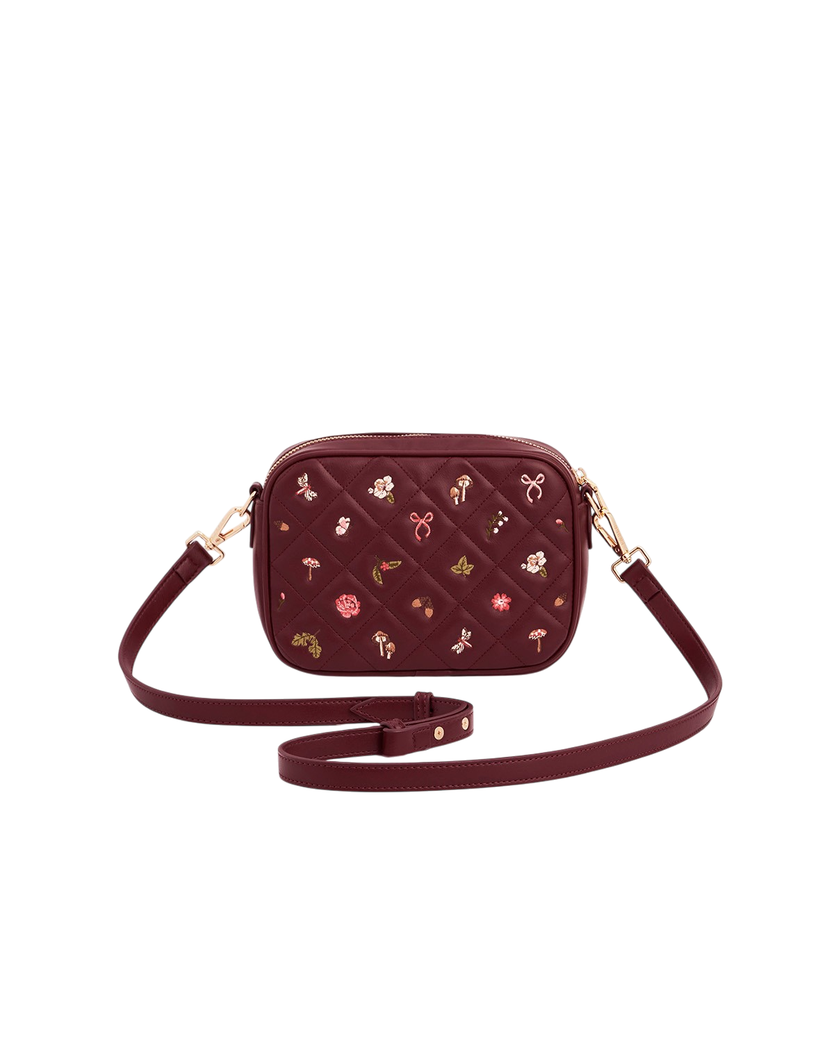 fable-england-alice-orla-camera-bag-umh-ngetasche-burgundy-bestickt image 1
