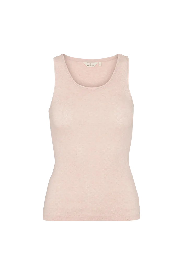 basic-apparel-arense-tank-tanktop-pink-melange-bio-baumwolle image 1