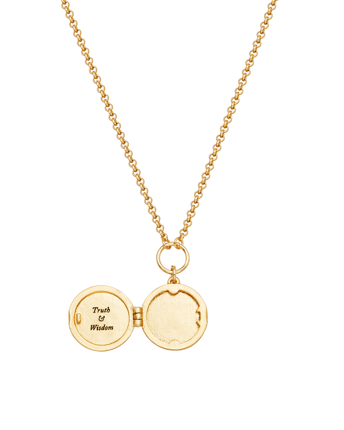 fable-england-snake-blossom-locket-kette-gold-medaillon image 3