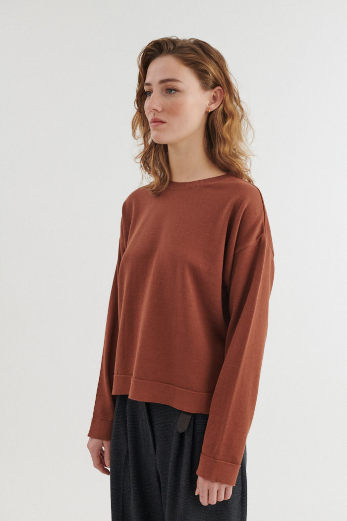 basic-apparel-kari-o-neck-strickpullover-tortoise-shell-bio image 2