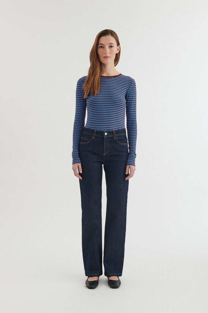 basic-apparel-ludmilla-ls-tee-langarmshirt-riviera-rippe image 4