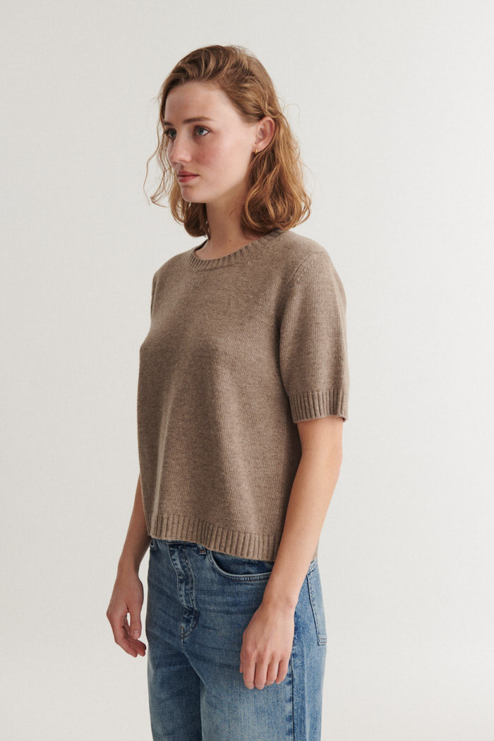 basic-apparel-cady-ss-o-neck-strickpullover-greige-wolle-cashmere image 2