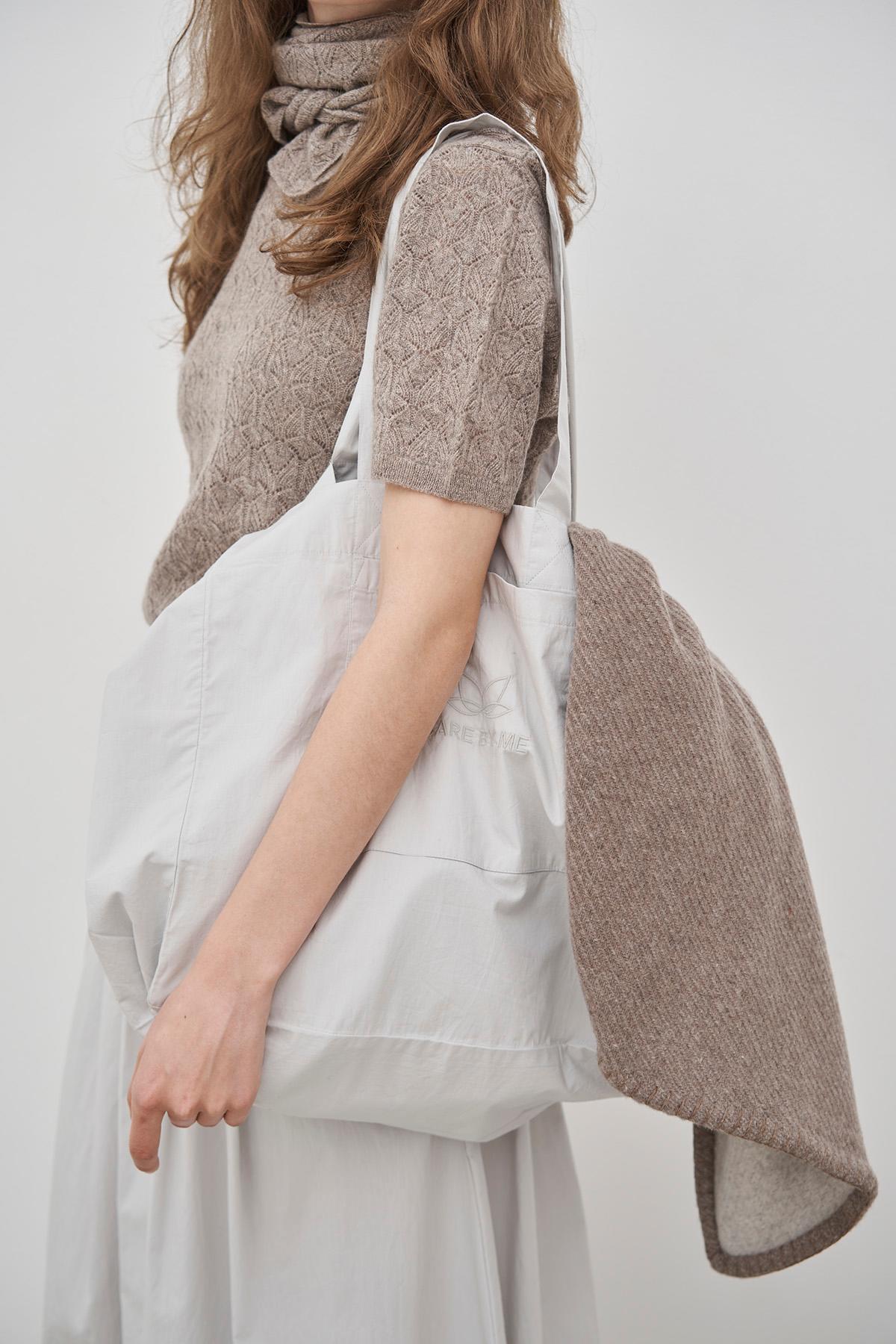 care-by-me-laura-shopping-bag-stofftasche-schwarz-bio-baumwolle image 3