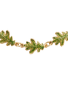 fable-england-gold-oak-leaf-armband-gold-gr-n-blatt image 3