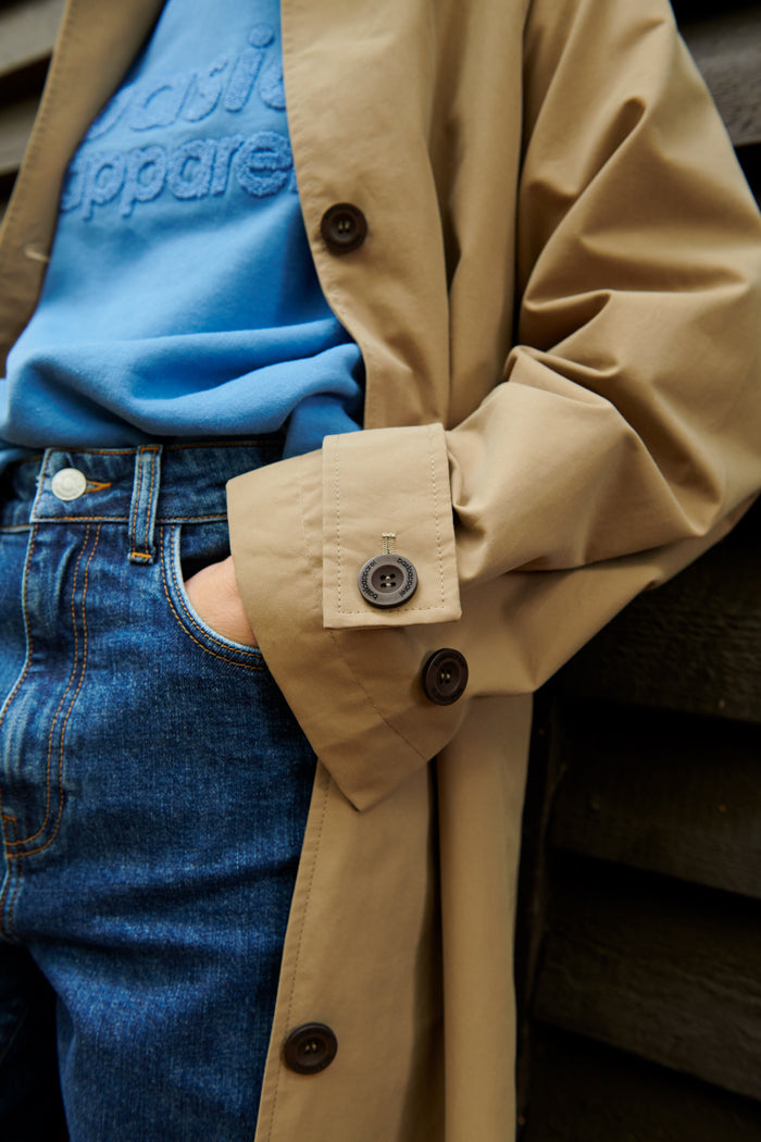 basic-apparel-gise-raglan-coat-mantel-sepia-tint-baumwolle image 2